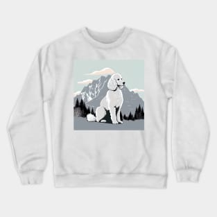 Make a Difference with the Poodle Mountain Design 3 Crewneck Sweatshirt